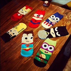 Women's Superhero socks! One pair